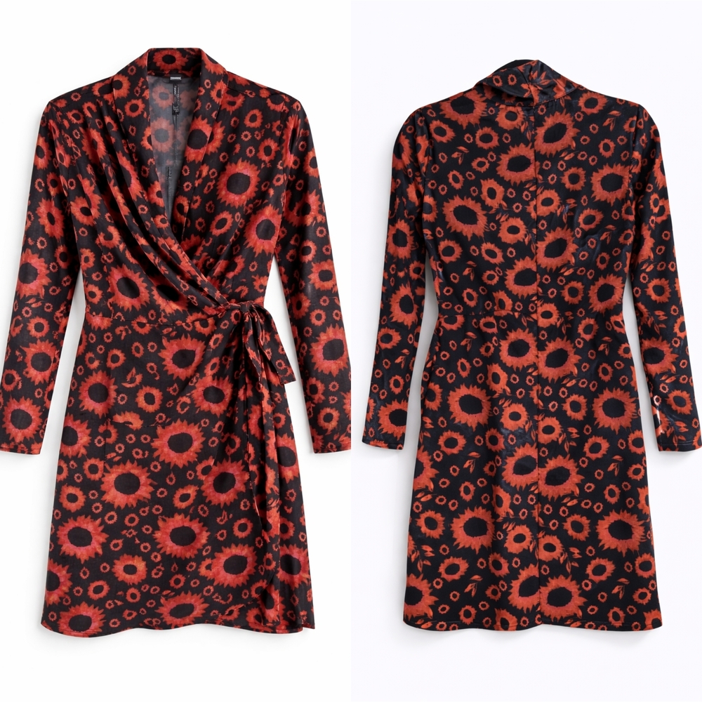 VERO MODA | Sunflower Wrap Dress